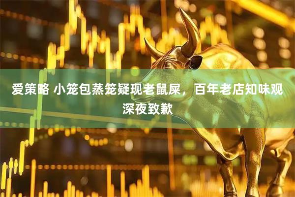 爱策略 小笼包蒸笼疑现老鼠屎，百年老店知味观深夜致歉